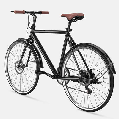 Велосипед 27in облегченного ретро стиля электрический с 9Speed Derailleur