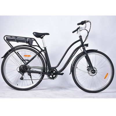 велосипед 6geared 25km/H облегченных дам 12.5Ah электрический с корзиной