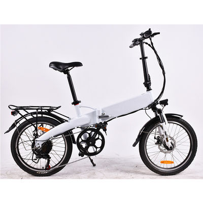 Велосипед PU облегченный складывая электрический, велосипед 20 дюймов электрический складывая 500 ватт
