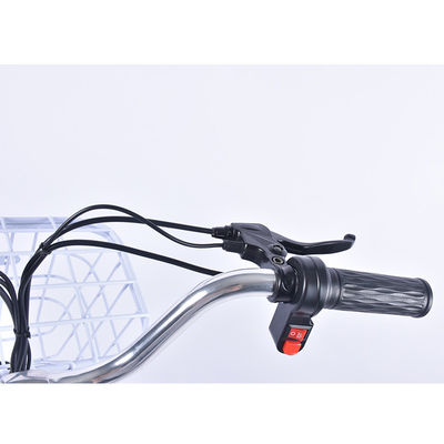 Складный облегченный электрический велосипед 6gears дороги с передней корзиной