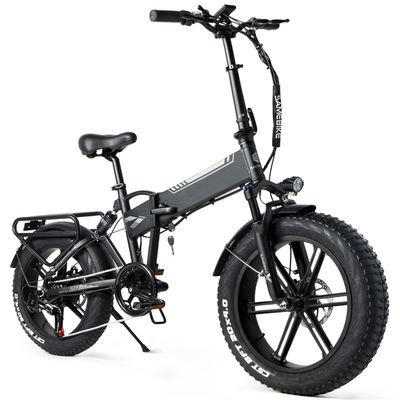 Складывая велосипед жирной автошины электрический 750 ватт, система велосипеда 5grade 30kmh складная e
