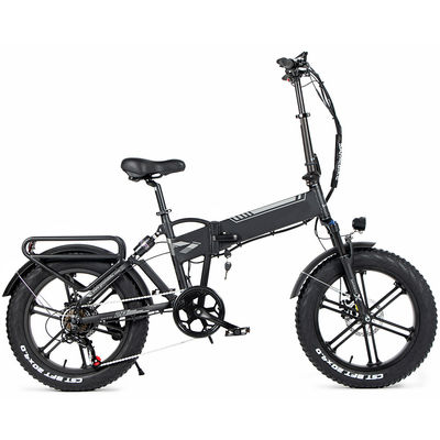 Складывая велосипед жирной автошины электрический 750 ватт, система велосипеда 5grade 30kmh складная e
